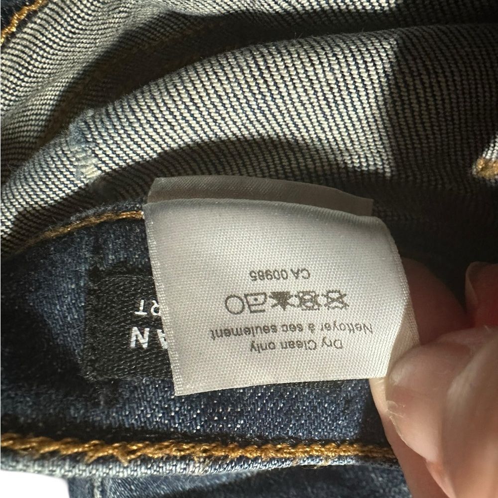 Veronica Beard Zynan 9.5” Cargo Stripe Waist Denim Shorts Allure CutSize 29 EUC - Picture 5 of 13